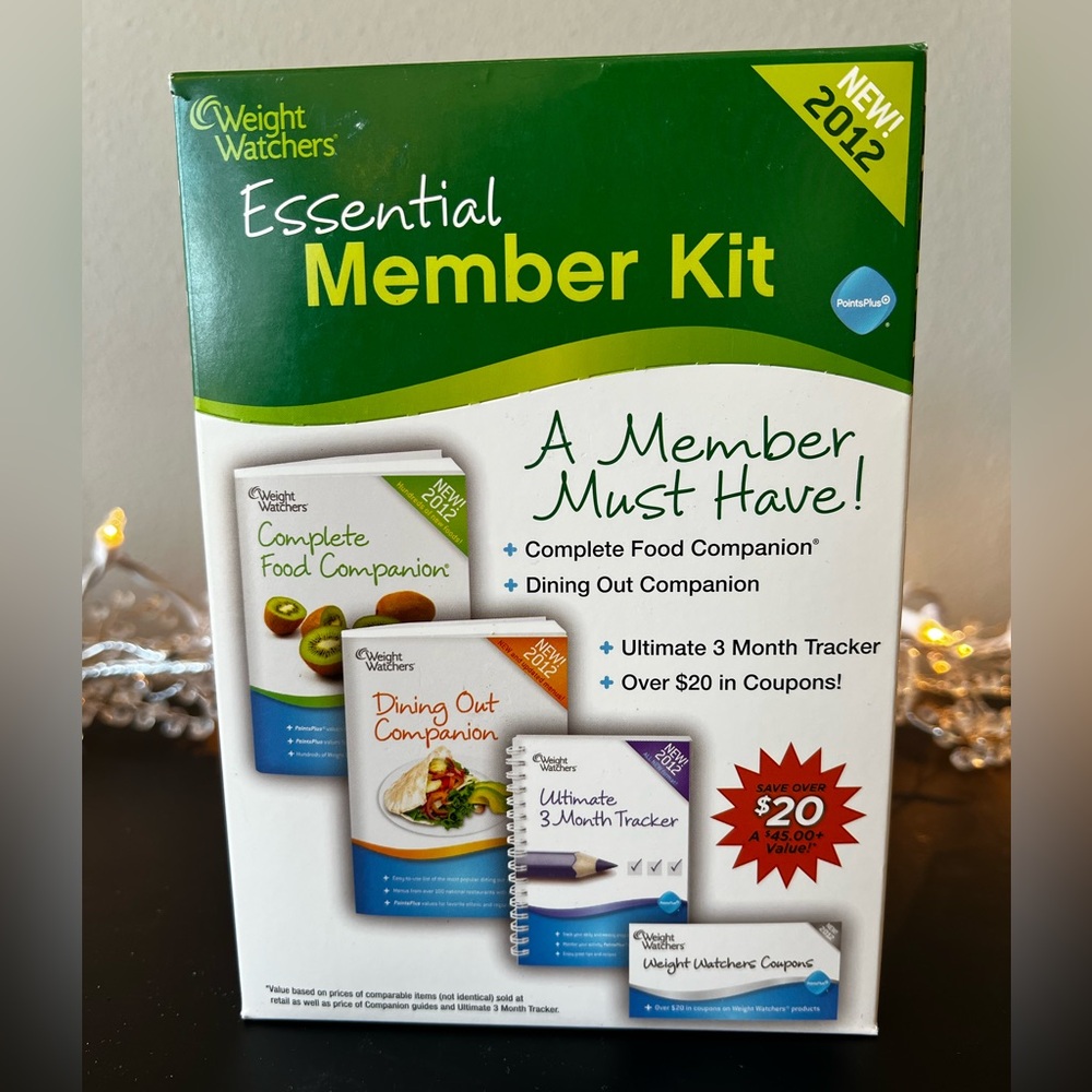 Weight Watchers Essential Member Starter Kit with 3 Month Tracker